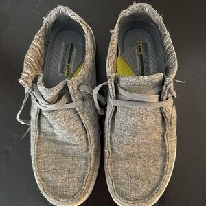 Skechers Men's canvas Gray Shoes air cooled with arch support summer beach sz9